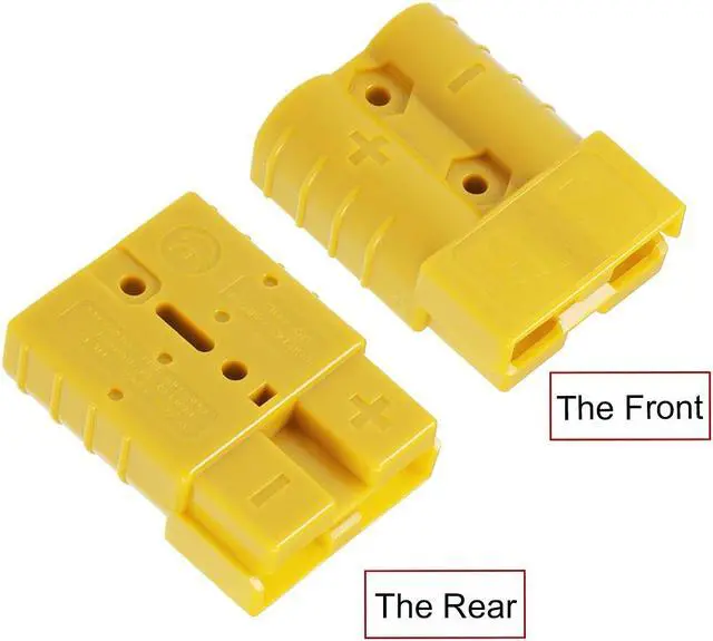 Alt view image 3 of 5 - 6 Gauge Battery Quick Connect Disconnect 50A Wire Connector for Winch Auto Car Trailer Driver, Yellow, 4pcs
