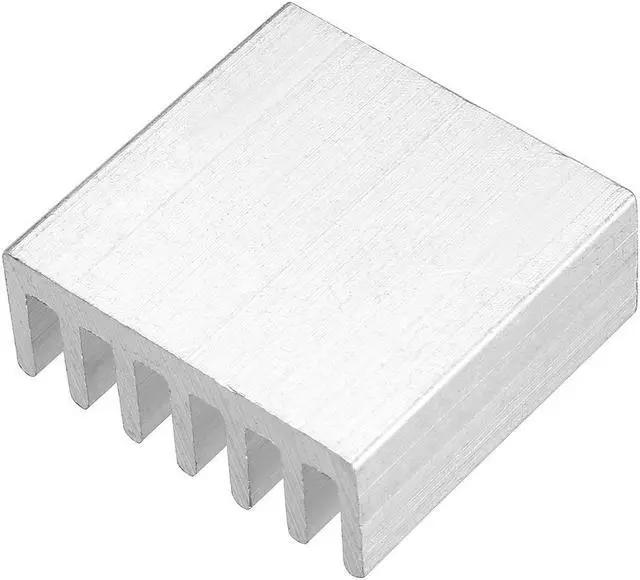 Alt view image 3 of 5 - Aluminum Heatsink Cooler Circuit Board Cooling Fin Silver Tone 14mmx14mmx6mm 20Pcs for Led Semiconductor Integrated Circuit Device