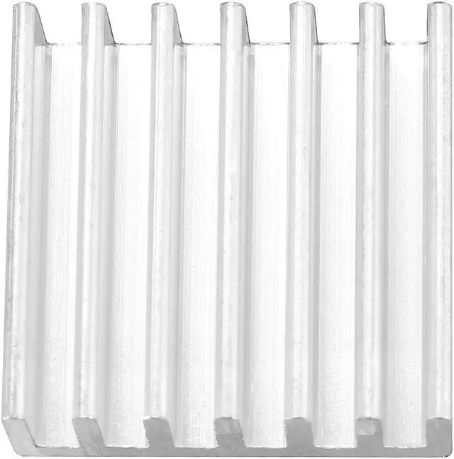 Alt view image 4 of 5 - Aluminum Heatsink Cooler Circuit Board Cooling Fin Silver Tone 14mmx14mmx6mm 20Pcs for Led Semiconductor Integrated Circuit Device