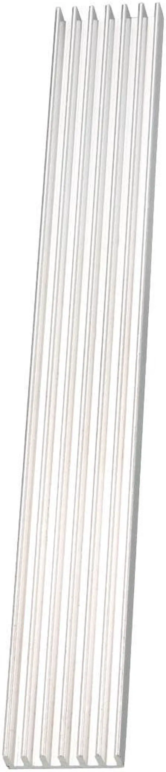 Alt view image 4 of 4 - Aluminum Heatsink Cooler Circuit Board Cooling Fin Silver Tone 150mmx20mmx6mm 2Pcs for Led Semiconductor Integrated Circuit Device