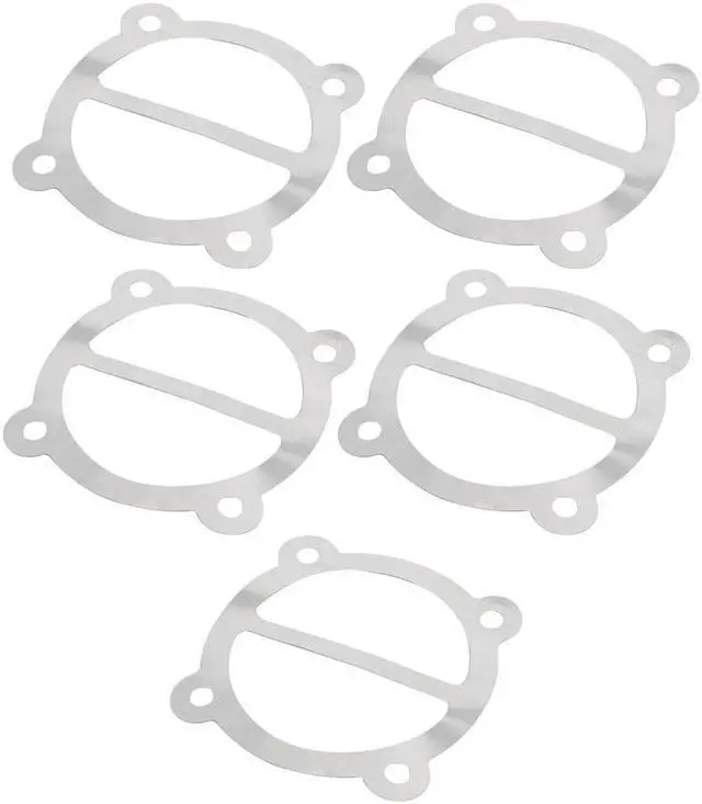 Main image of 5Pcs 85mm Dia Air Compressor Cylinder Head Gasket Silver Tone