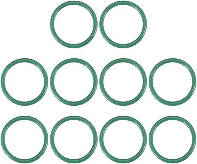 Main image of Fluorine Rubber O Rings, 21mm OD, 17mm Inner Diameter, 2mm Width, Seal Gasket Green 10Pcs