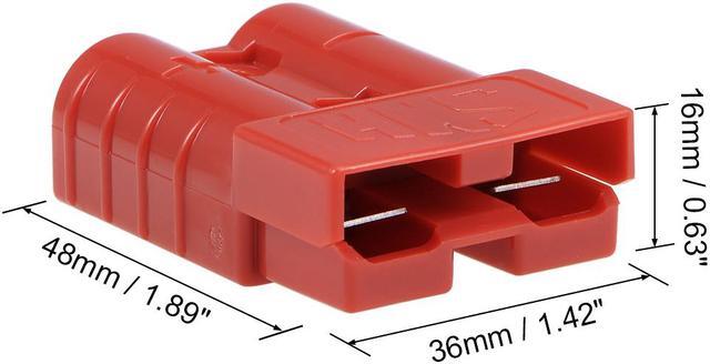 Alt view image 3 of 5 - 6 Gauge Battery Quick Connect Disconnect Kit 50A Wire Connector for Winch Auto Car Trailer Driver, Red 2pcs