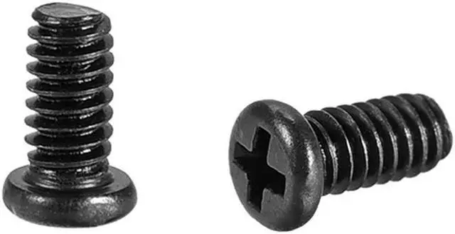 Main image of M2 x 4mm Laptop Notebook Computer Screws Phillips Head Screw Fastener Black 2.8mm Dia Screw Head for IBM HP Dell Lenovo Sony Gateway Acer 200pcs