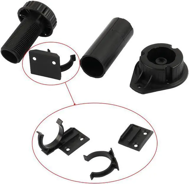 Alt view image 4 of 7 - 4pcs PP Adjustable Kitchen Cabinet Legs Feet Height(Total:100-145mm) x 43mm Dia