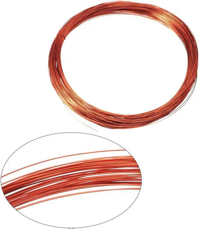 Alt view image 3 of 3 - 0.25mm Dia Magnet Wire Enameled Copper Wire Winding Coil 49' Length