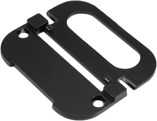 Alt view image 4 of 5 - 3-inch x 1-3/8-inch Door Drawer Handle Flush Ring Pull Zinc Alloy Black 2pcs