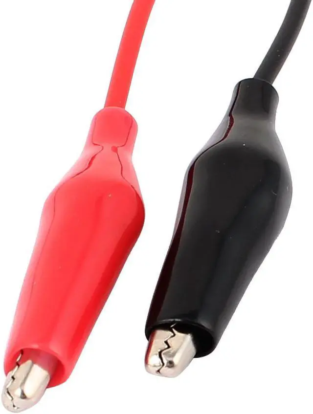 Alt view image 2 of 3 - Copper BNC Male Plug to 2 Alligator Clip Oscilloscope Probe Test Lead Cable 54cm