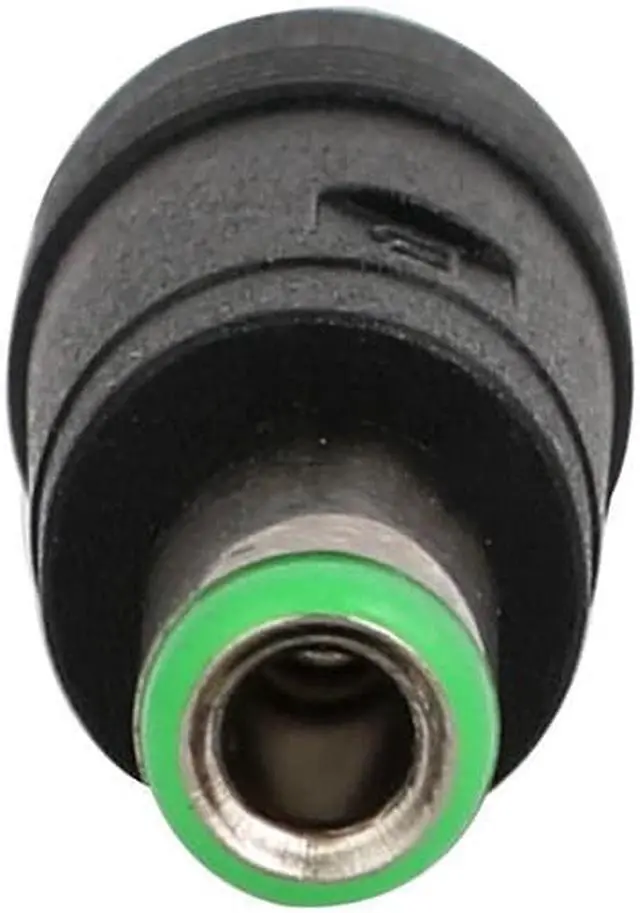 Alt view image 3 of 4 - Plastic Shell 6.3mm x 3.0mm Male to 5.5mm x 2.5mm Female DC Power Adapter Black 12pcs