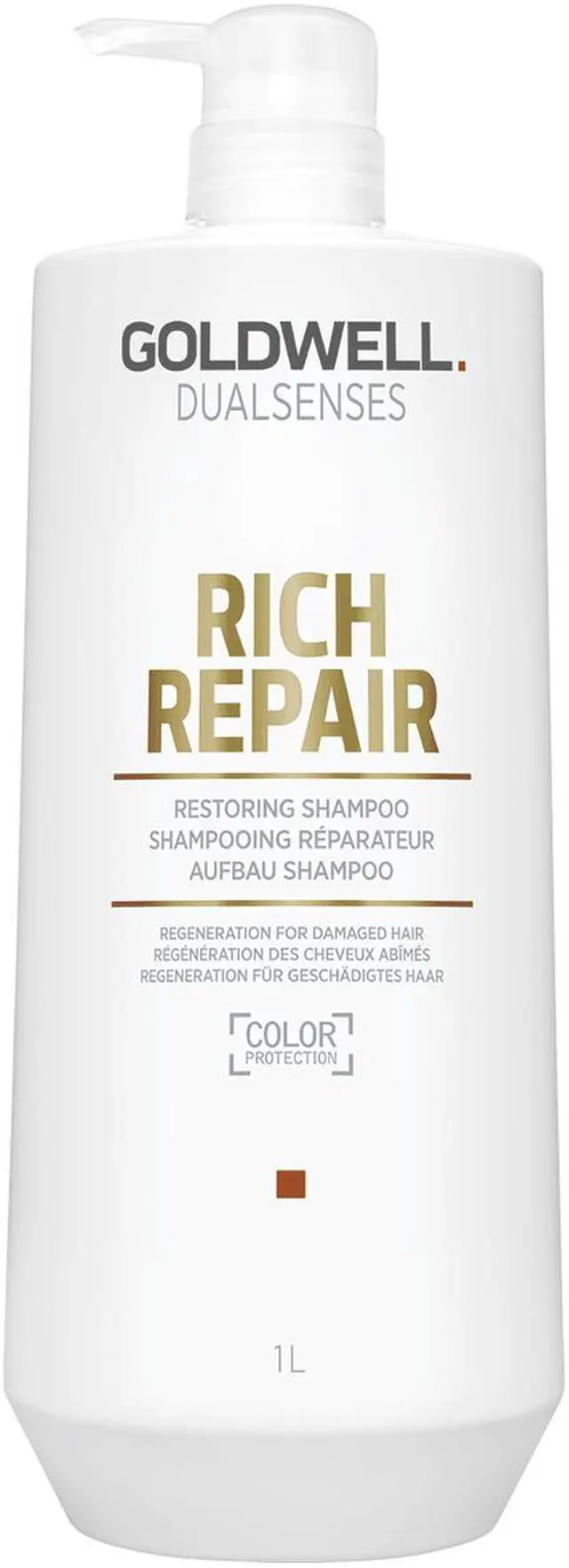 Alt view image 3 of 4 - Goldwell Dualsenses Rich Repair Restoring Shampoo  33.8 Ounce 1000 Milliliters
