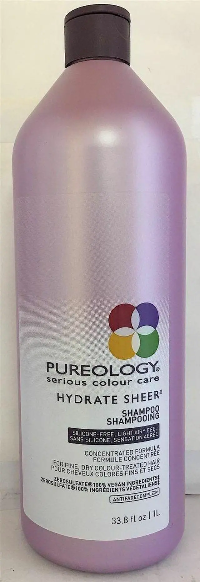 Alt view image 4 of 8 - pureology | hydrate sheer moisturizing shampoo | for fine, dry color treated hair | sulfatefree | siliconefree| vegan | 33.8 oz.