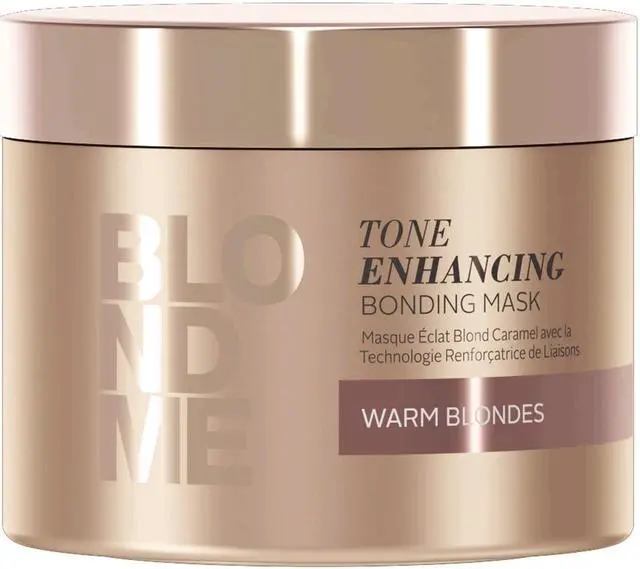 Main image of Schwarzkopf Blondme Tone Enhancing Bonding Mask - Warm Blonde 6.7oz