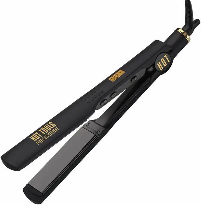 Main image of Hot Tools Black Gold 1.25" Digital Salon Flat Iron