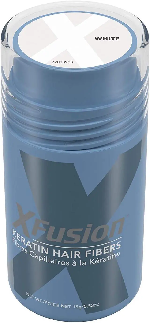 Main image of XFusion Keratin Hair Fibers - White 15 Grams