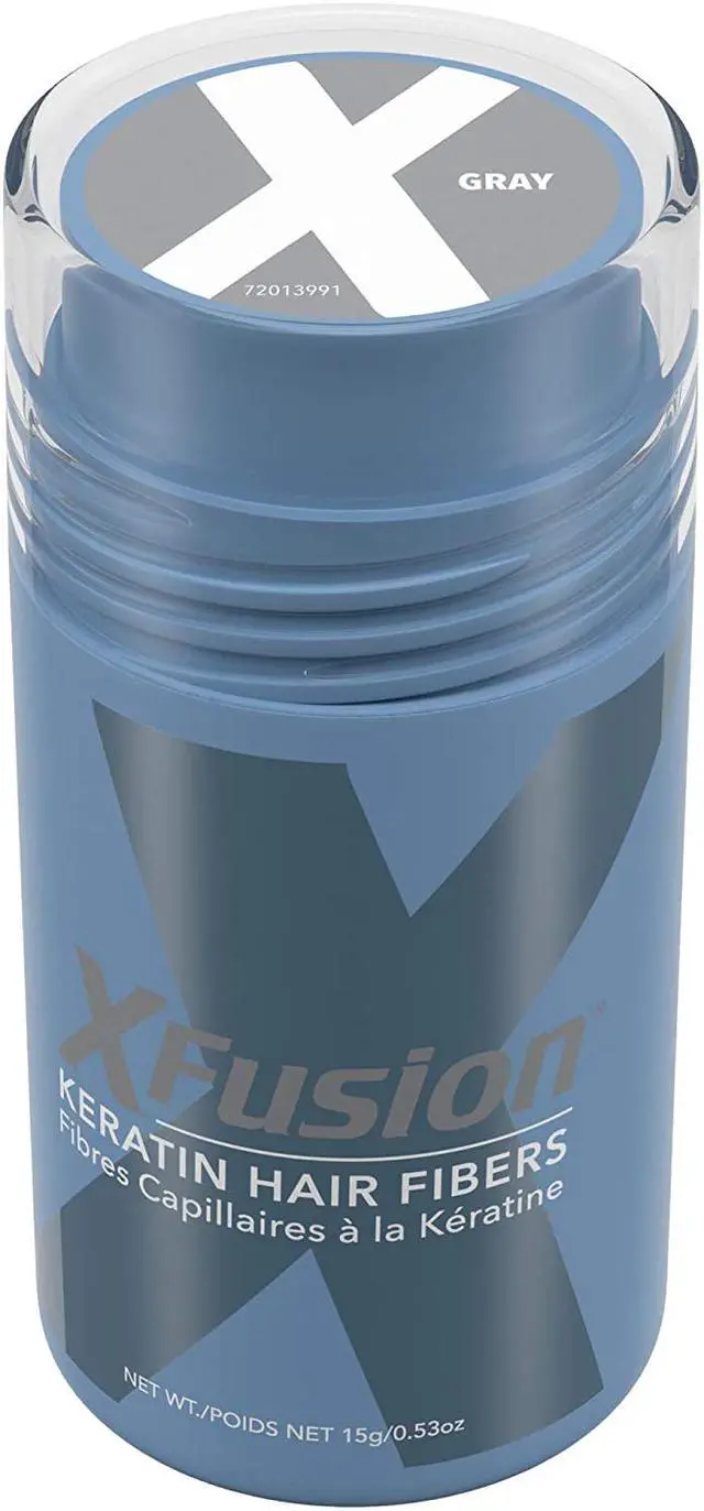Main image of XFusion Keratin Hair Fibers - Gray 15 Grams
