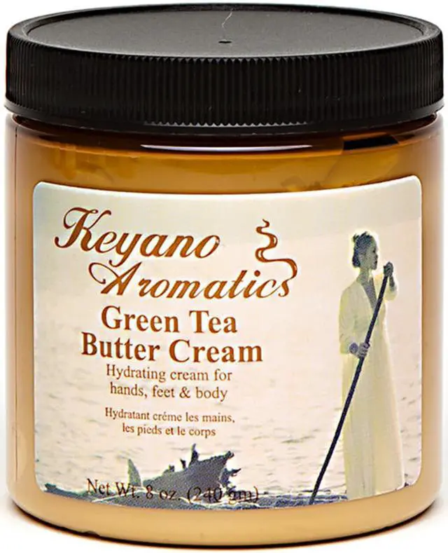Main image of Keyano Aromatics Green Tea Butter Cream 8 oz