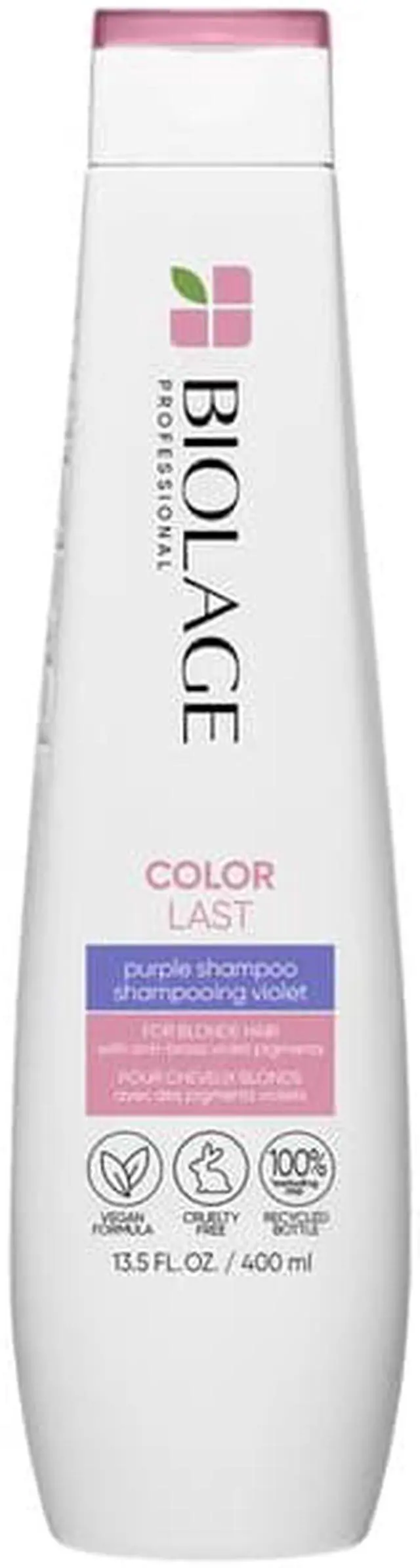 Main image of BIOLAGE ColorLast Purple Shampoo |Neutralizes Brass & Unwanted Yellow Tones | With Fig & Orchid | For Color Treated Hair | Paraben-Free | Vegan