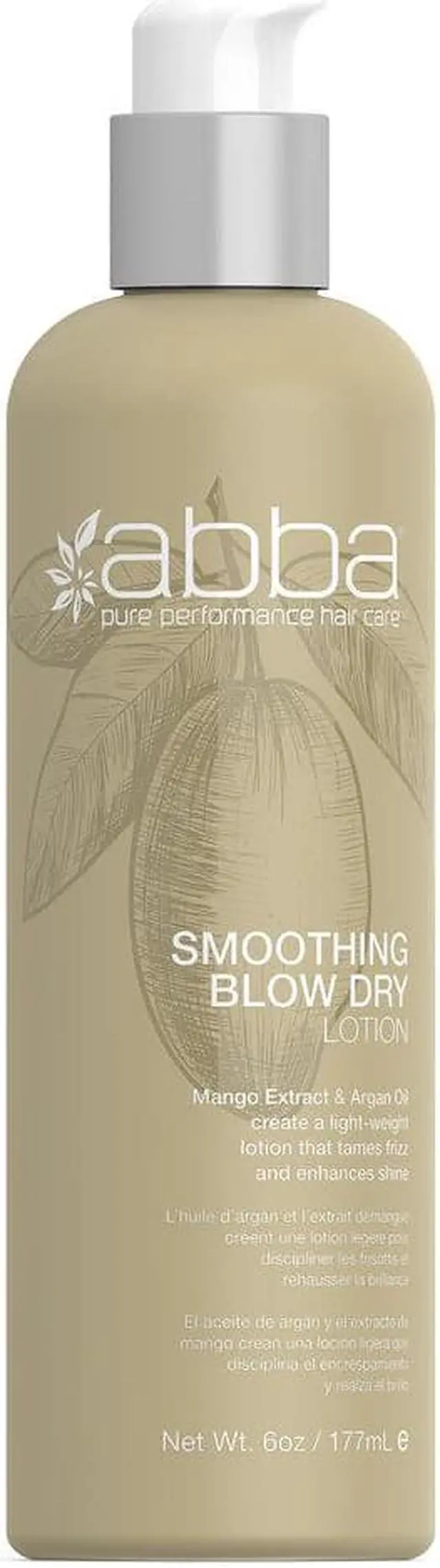 Main image of Abba Smoothing Blow Dry Lotion Tames Frizz And Enhances Shine 6oz 177ml