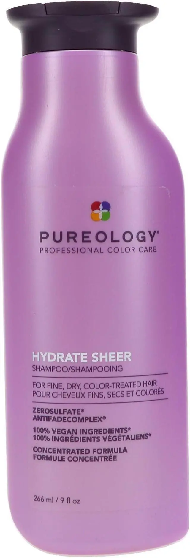 Alt view image 4 of 6 - pureology hydrate sheer moisturizing shampoo for color treated hair,sulfatefree, siliconefree,8.5 oz.