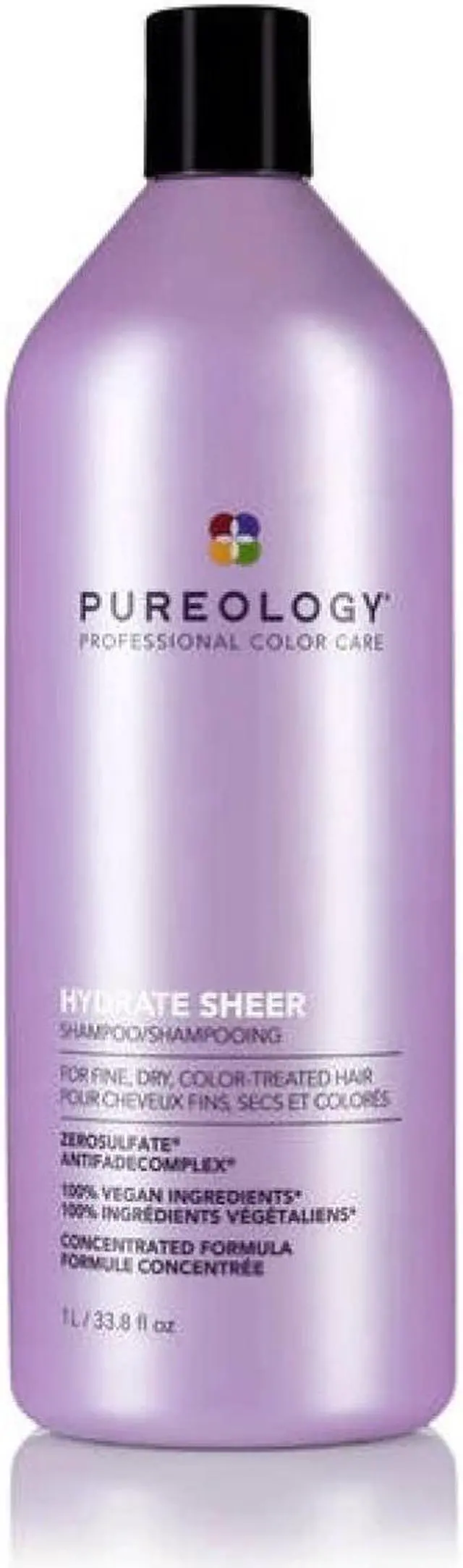 Alt view image 7 of 8 - pureology | hydrate sheer moisturizing shampoo | for fine, dry color treated hair | sulfatefree | siliconefree| vegan | 33.8 oz.