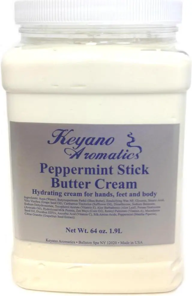 Main image of Keyano Aromatics Peppermint Stick Butter Cream 64oz