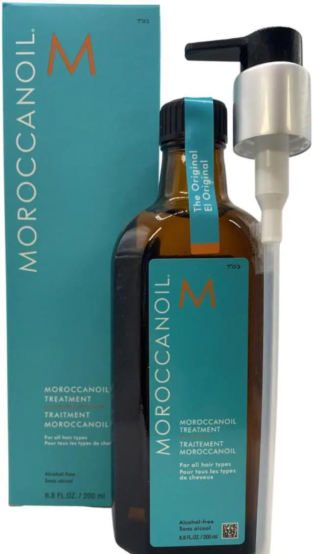 Alt view image 13 of 13 - Moroccanoil Oil Treatment Hair Oil with Pump 6.8 oz ...