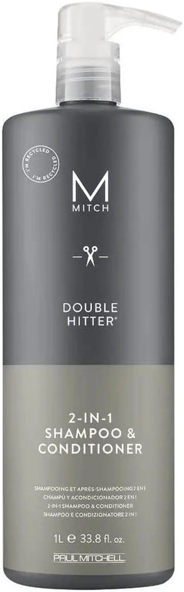 Alt view image 3 of 3 - Paul Mitchell MITCH Double Hitter Sulfate-Free 2-in-1 Shampoo & Conditioner 33.8 oz