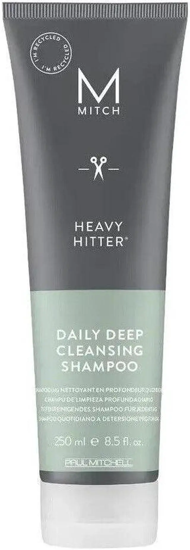Alt view image 6 of 7 - Mitch Heavy Hitter Deep Cleansing Shampoo by Paul Mitchell for Men - 8.5 oz Shampoo