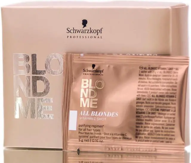 Main image of Schwarzkopf BlondMe Detox Vitamin C Shots For All Blondes 5 x 0.16oz
