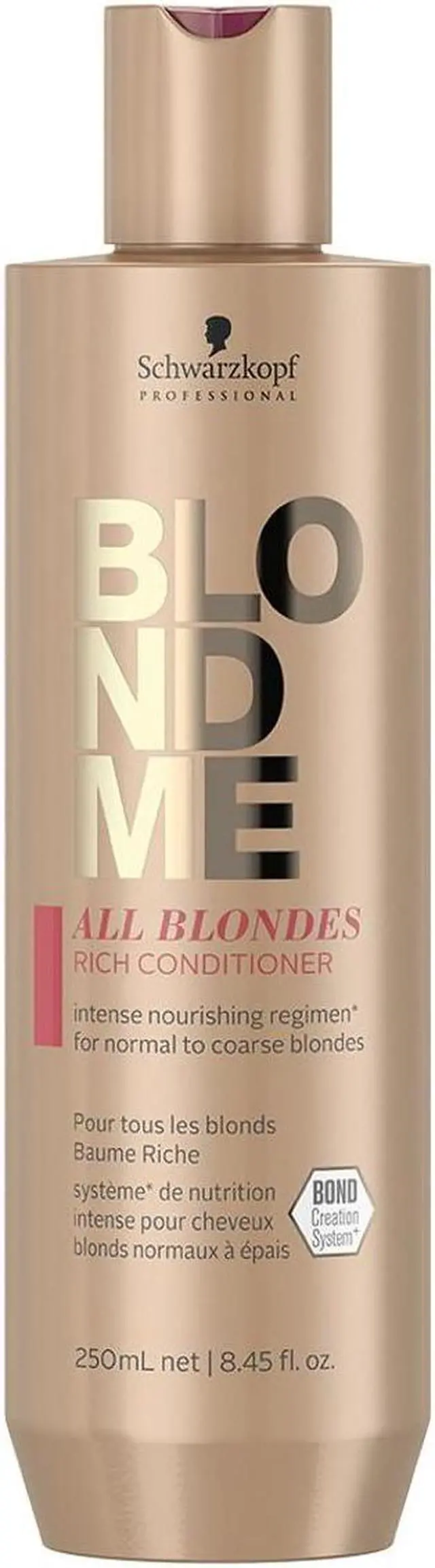Main image of Schwarzkopf BlondMe Rich Conditioner For Normal to Coarse Blondes 8.45oz