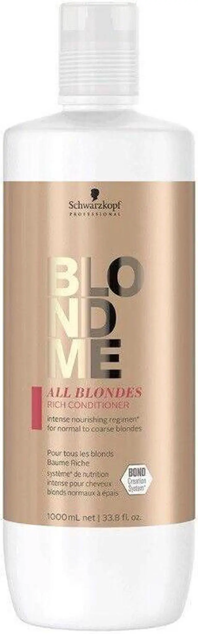 Main image of Schwarzkopf BlondMe Rich Conditioner For Normal to Coarse Blondes 33.8oz