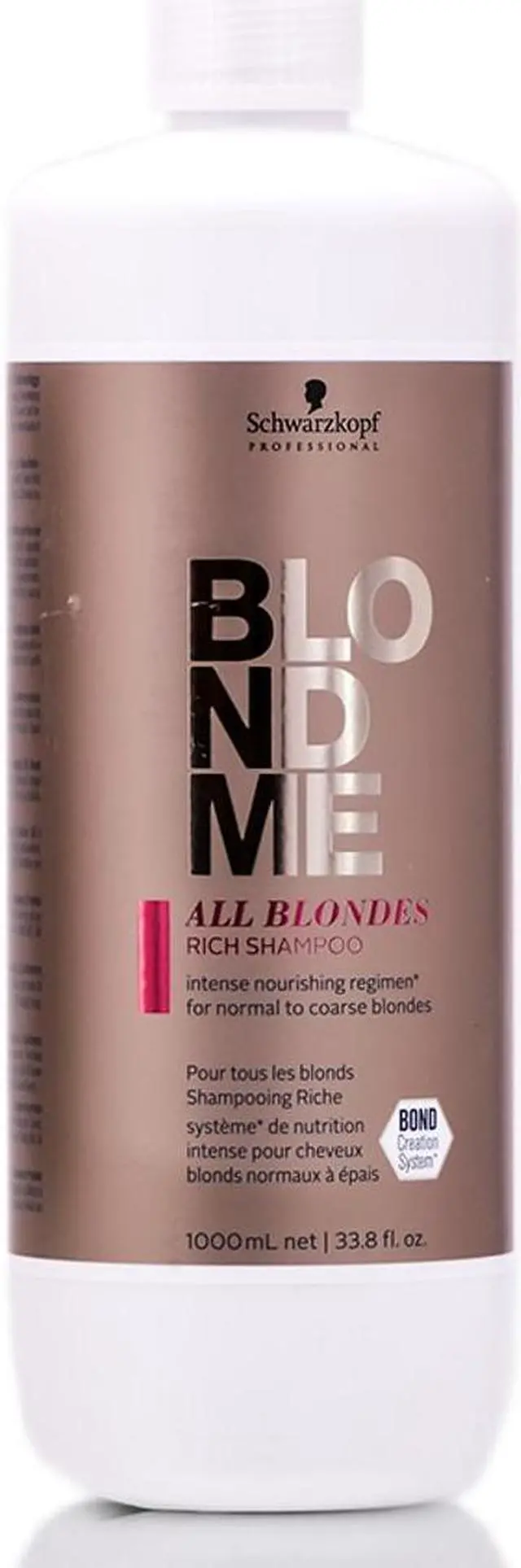 Main image of Schwarzkopf Blondme Rich Shampoo For Normal to Coarse Blondes 33.8oz