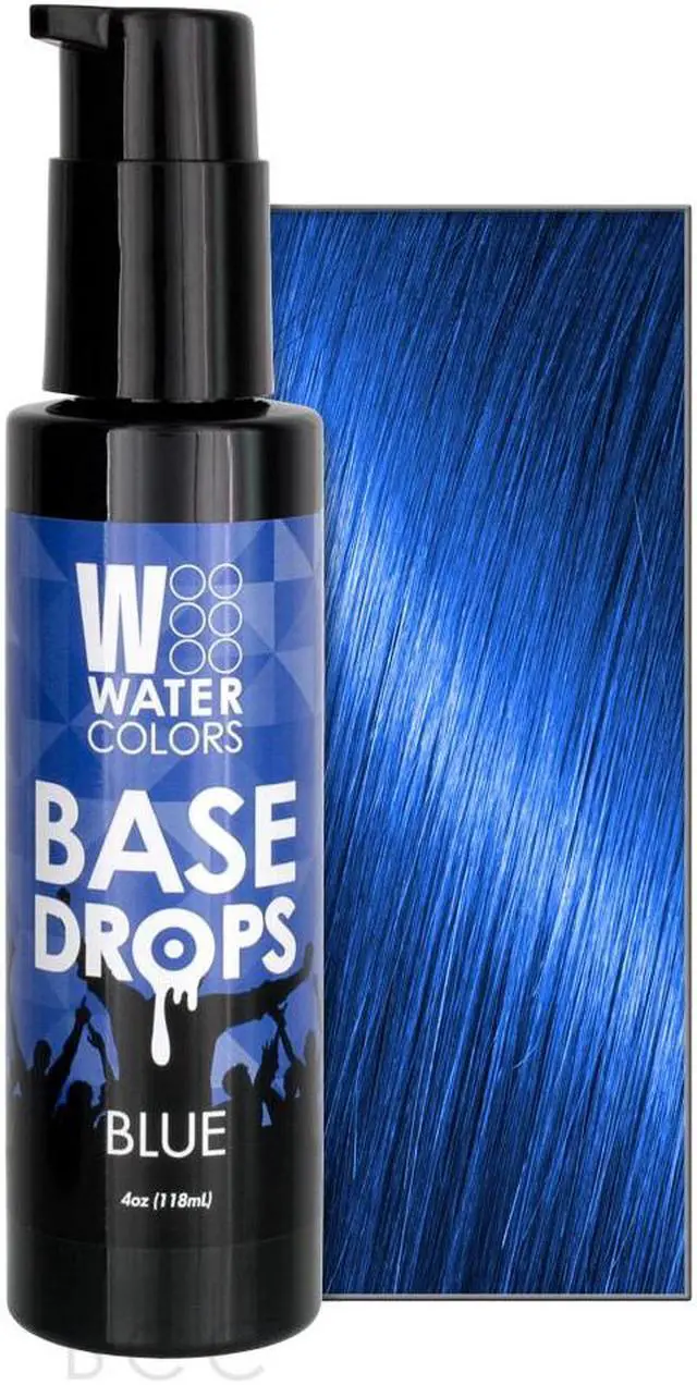 Main image of Tressa Watercolors Base Drops 4oz - BLUE