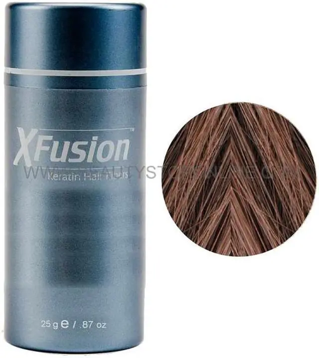 Main image of XFusion Keratin Hair Fibers - Medium Brown 25 Grams