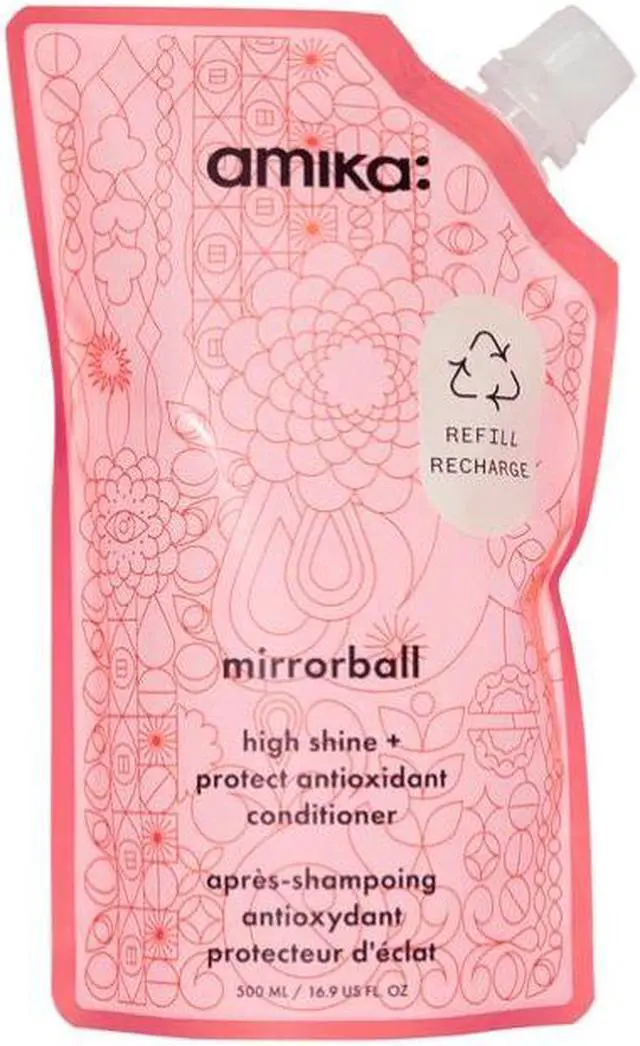 Main image of Amika Mirrorball High Shine + Protect Antioxidant Conditioner 16.9oz