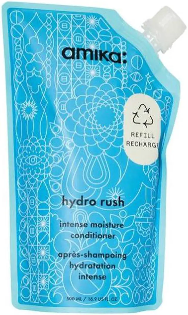 Main image of Amika Hydro Rush Intense Moisture Conditioner with Hyaluronic Acid 16.9oz