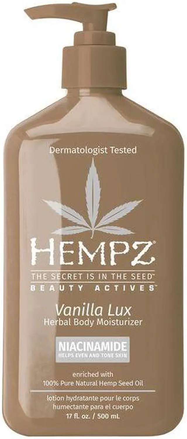 Main image of Hempz Vanilla Lux Herbal Body Moisturizer 17oz