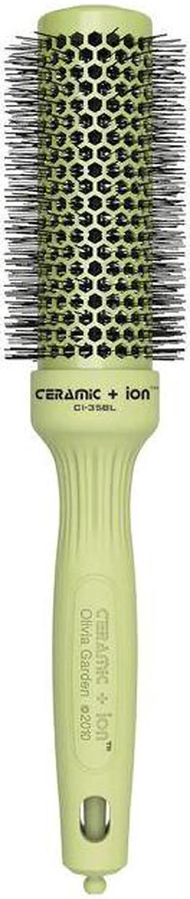Main image of Olivia Garden Ceramic + Ion Blossom Round Thermal Brush 1 3/8" Green