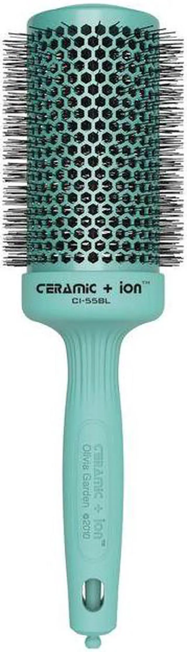 Main image of Olivia Garden Ceramic + Ion Blossom Round Thermal Brush 2 1/8" Teal