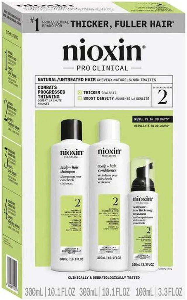 Alt view image 2 of 2 - Nioxin System 2 Thinning Hair System Kit