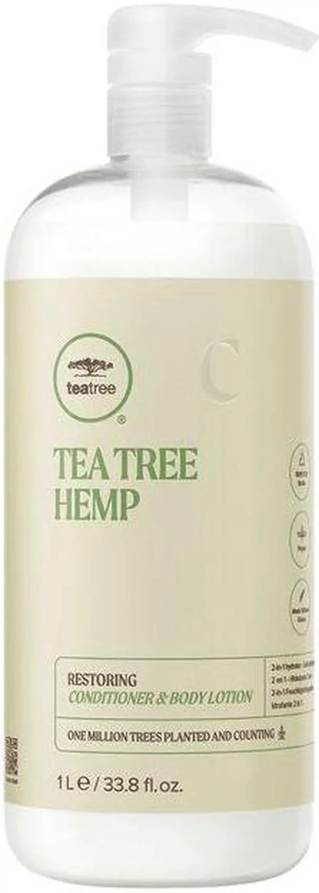 Main image of Paul Mitchell Tea Tree Hemp Restoring Conditioner & Body Lotion 33.8oz
