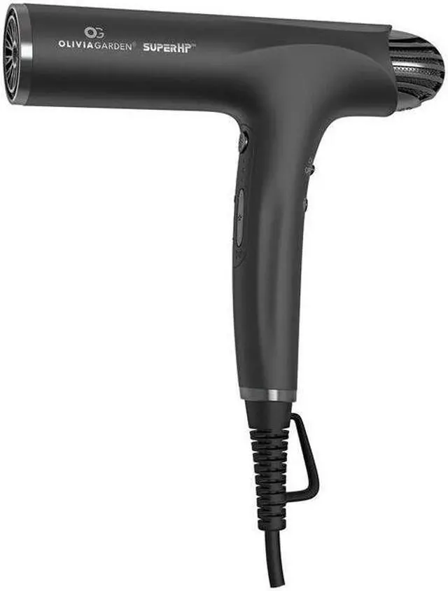Alt view image 2 of 3 - Olivia Garden Black SuperHP High Performance Professional Hair Dryer