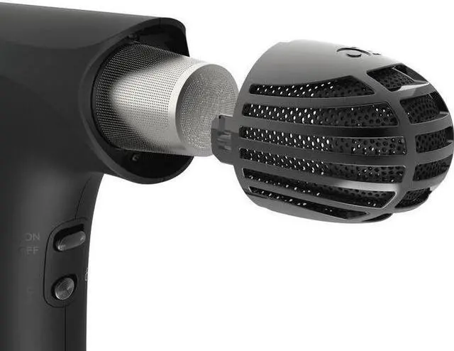 Alt view image 3 of 3 - Olivia Garden Black SuperHP High Performance Professional Hair Dryer