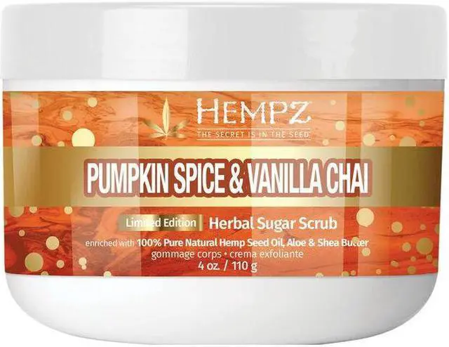 Main image of Hempz Pumpkin Spice & Vanilla Chai Herbal Sugar Scrub 4oz