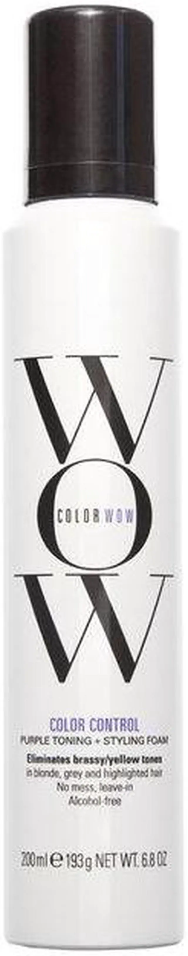 Main image of Color WOW Color Control Purple Toning + Styling Foam for Light Hair 6.8oz