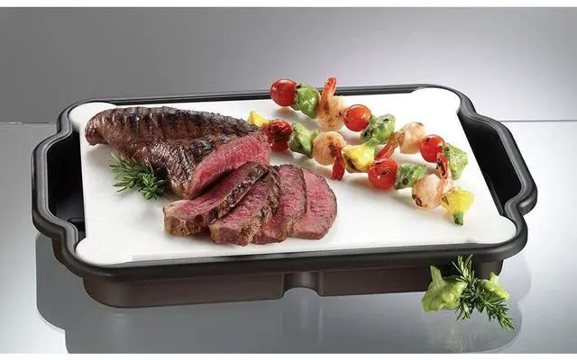 Alt view image 8 of 9 - Prodyne BB16 Prep And Slice Cutting Board Utility Tray Combo