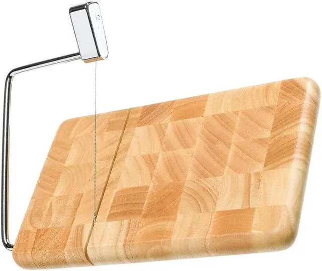 Alt view image 7 of 8 - Prodyne Butcher Block Cheese Slicer