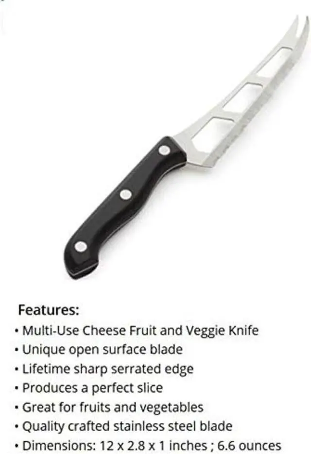 Alt view image 5 of 6 - Prodyne Ck-300 Multi-Use Cheese Fruit And Veggie Knife