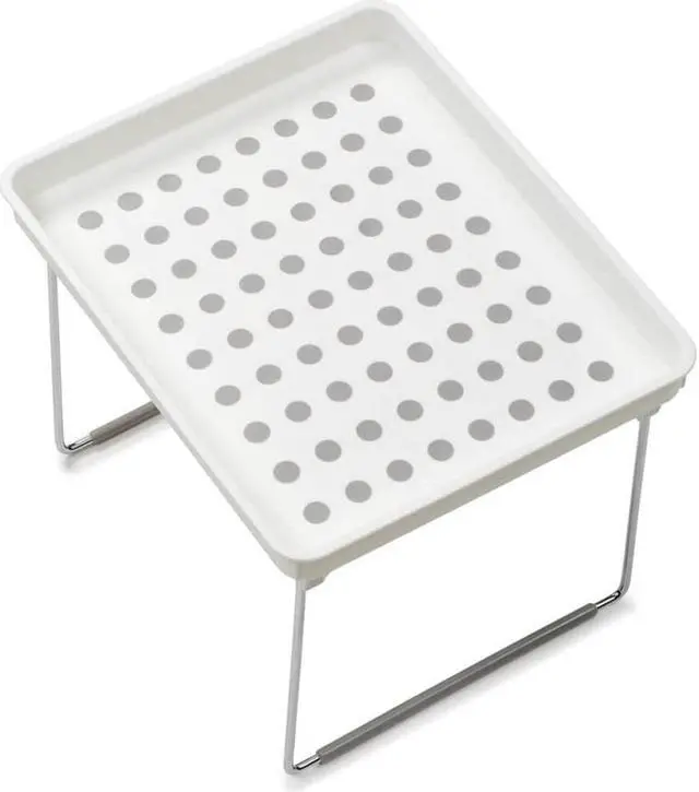 Alt view image 3 of 7 - madesmart Small Stacking Shelf, White