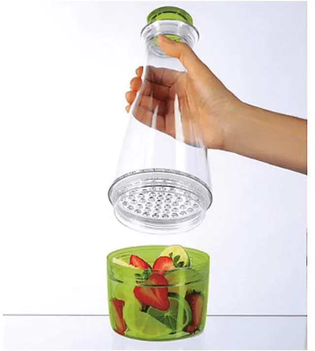 Alt view image 6 of 6 - Prodyne FI-50-G Fruit Infusion Carafe to Enjoy Fruit Flavor